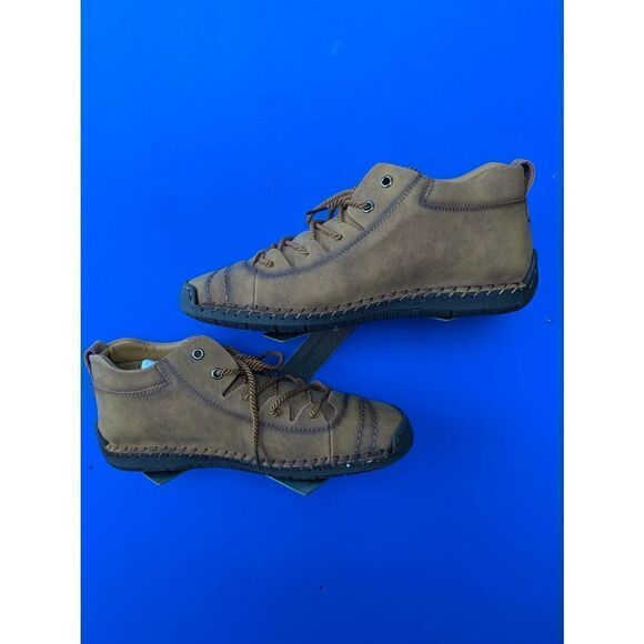 Leather Men Coalton Chukka Lace Shoes Comfortable Footwear Size 12 main image 8
